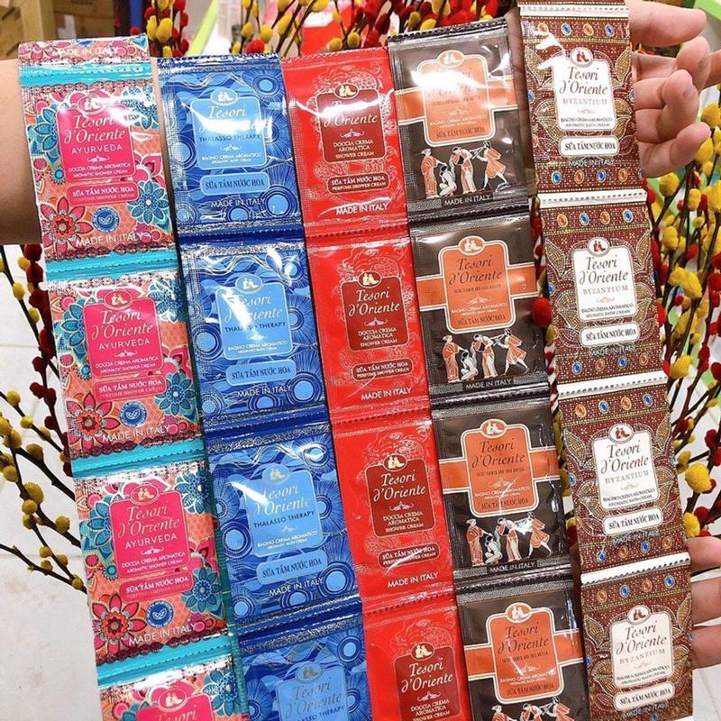 Dây 12 Gói sưɑ Tắm Tesori d’Oriente Hàng Công Ty sữa tam nuochoa