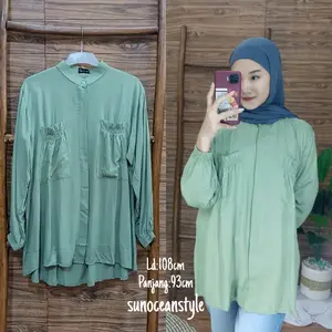 Blouse Rayon Kerut