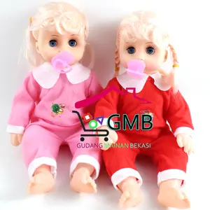 MAINAN ANAK BONEKA AJA PR-17267 MAINAN ANAK PEREMPUAN BAYI BAYIAN DAPAT MENANGIS BONEKA LUCU
