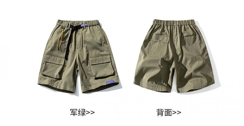 Product Introduction of Quần Soóc Thời Trang, Phong Cách Hồng Kông, Quần Cropped Cho Nam, Quần Dài Nhiều Túi, Quần Thường Ngày, Quần Áo Công Sở 9