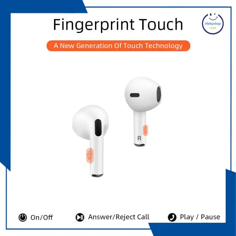 Pro 6 Music TWS Sports Earphone FreeBuds Headset Bluetooth Noise Reduction True Wireless HiFi Stereo 1