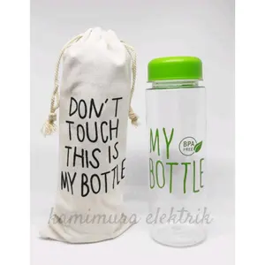 Botol Minum Bulat Kotak Persegi 500ml