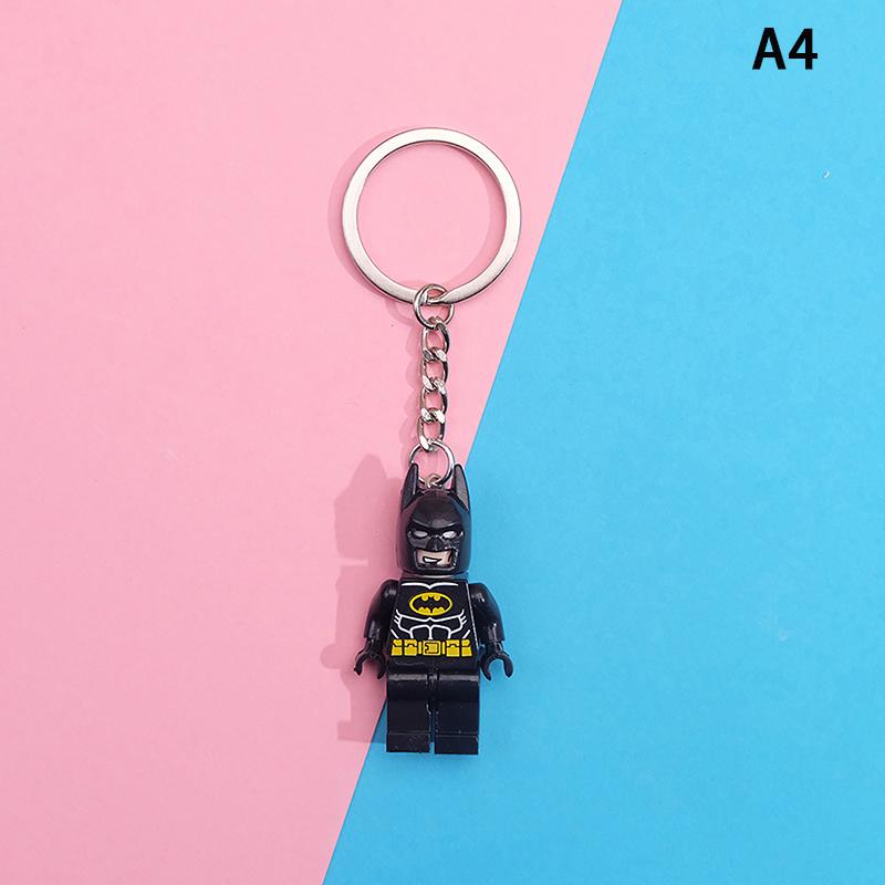 Product Introduction of Anime Building Blocks Model Keychain Little Doll Cartoon Cute Keyring Anime Peripherals Toys For Kids Boys Girls Gift 25