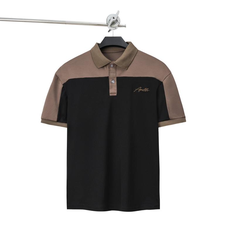 Áo Polo Nam APL01 - Vải Poly cá sấu - Co giãn 4 chiều - Form dáng chuẩn Ngắn Tay Có Cổ Menswear Cotton 1