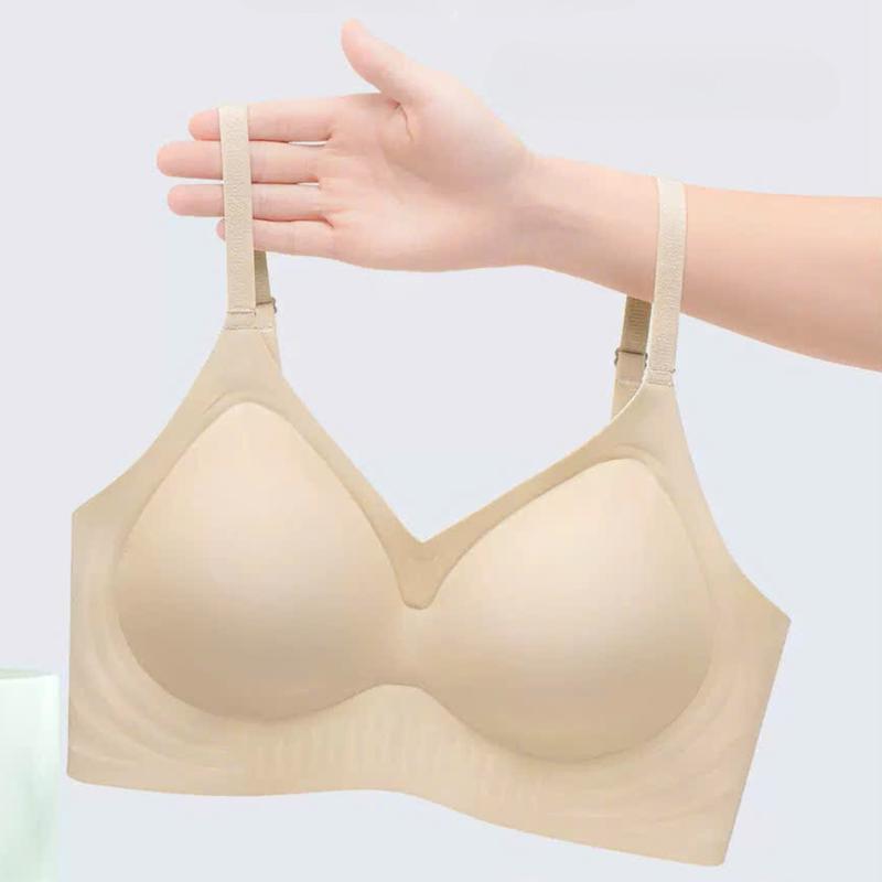 Áo Lót Nữ Su Đúc Mút Mỏng Nâng Độn Vòng 1 Tạo Khe Không Gọng Chống Xệ Gom Quả Áo Bra Nữ Chất Su Non Mút Mỏng Không Gọng Co Giãn Thoáng Khí -- VN240963 Voi 2