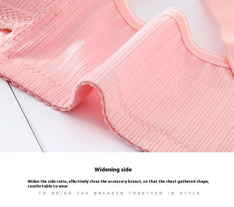 Product Introduction of Front opening nursing bra for pregnant women, gathering underwear to prevent sagging and postpartum breastfeeding, specifically designed for thin pregnancy bras for women 41