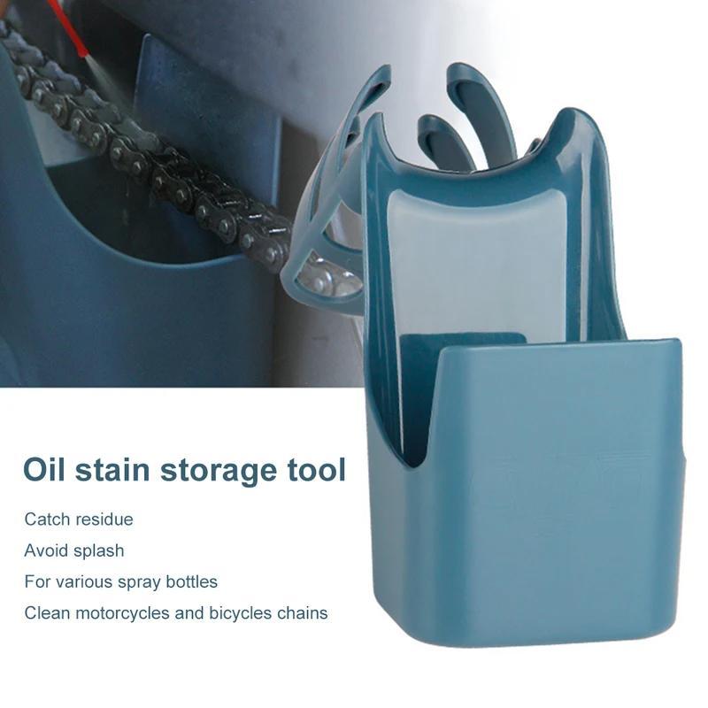 Product Introduction of Motorcycle Chain Cleaning Tool, Motorcycle Chain Oil Stain Storage Tool Box, Chain Oil Anti Splash Tool Set, Motorcycle & Bicycle Accessories 3
