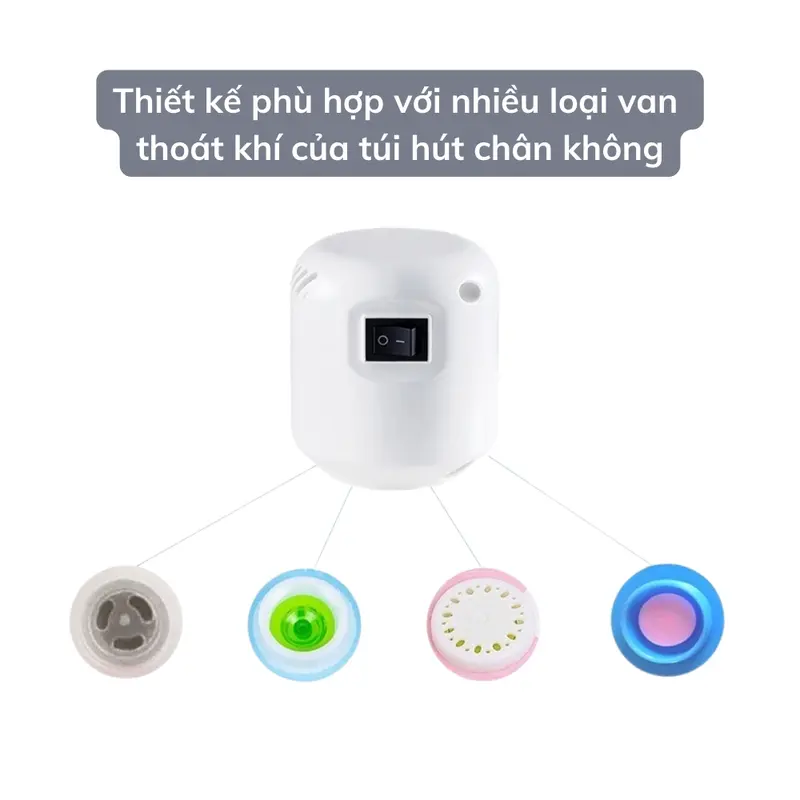 Máy hút chân không quần áo JIASHI DELADEP cầm tay mini hút chân không quần áo, chăn gối nhỏ gọn kèm túi MCK01 4
