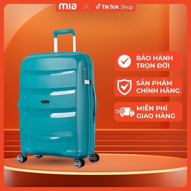 [Xả kho] Pisani Anika TE size 20/24 Vali kéo du lịch Chất liệu Nhựa PP siêu bền bỉ, hạn chế bể vỡ, chịu mọi va đập, Dây kéo đôi hạn chế cậy rạch, dây kéo nới tăng diện tích,Khoá số TSA chuẩn HOA KỲ - Vali MIA MIỄN PHÍ BẢO HÀNH TRỌN ĐỜI.