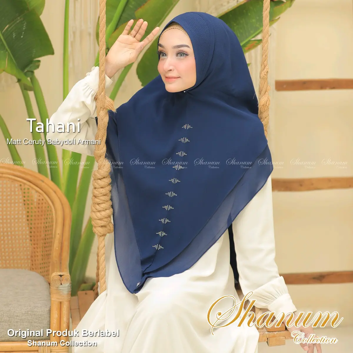 Khimar Hijab Syar'i Ceruty Premium Babydoll AURORA