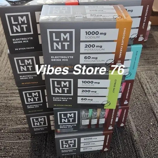 LMNT Zero Sugar Electrolytes Hydration Powder Sticks Multivitamin Sport drinking - raw unflavored(harga untuk 1 pc)
