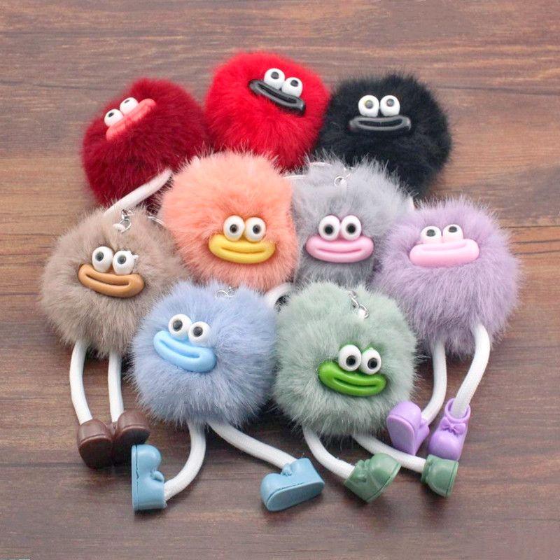 Big Mouth Monster Plush Pendant DIY Backpack Bag Pendant Keychain