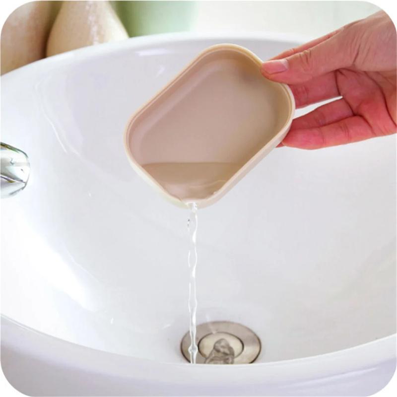 Product Introduction of New Bathroom Dish Plate Case Home Shower Travel Hiking Holder Container Soap Box Plastic Soap Box Dispenser Soap Rack Light 15