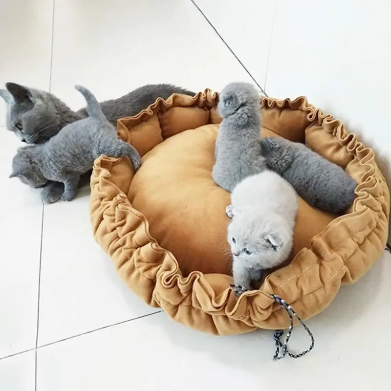 PET BED SERUT - Kasur Serut Kucing Anjing - Tempat Tidur Kitten Puppy Anjing Kucing - Selimut Anjing Kucing 6
