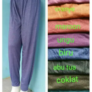 Celamis Celana Daleman Gamis Inner pant  legging celana panjang rayon Hitam Wanita