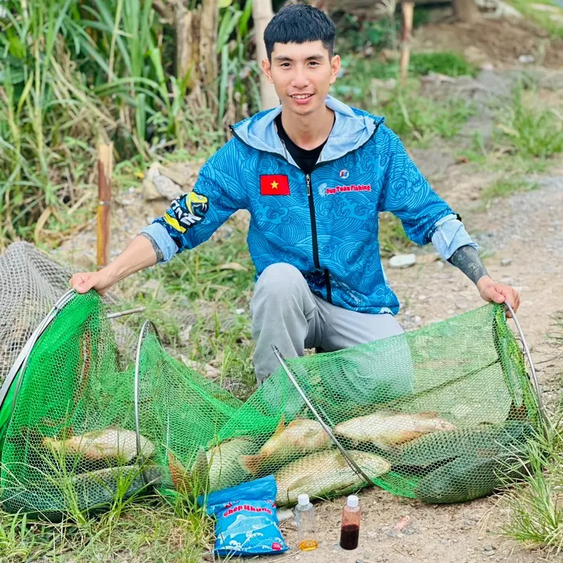 Combo 2 gói cám nền Duy Toàn Fishing xả ổ câu cá chép, cá rô, cá trôi,... ( Trọng lượng 2 gói 2kg ) 6