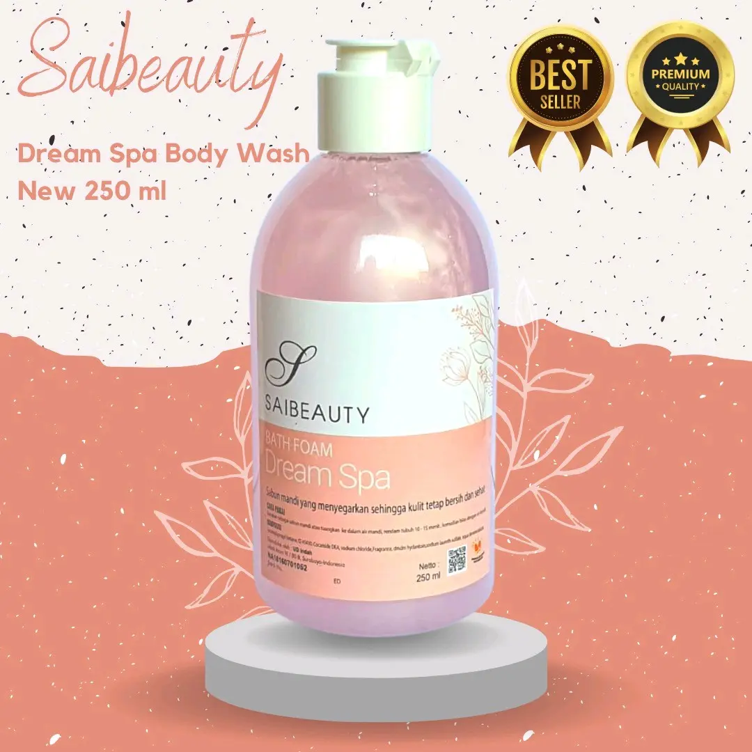 Terlaris SAIBEAUTY Sabun Mandi Cair BODY WASH FLIPTOP 250ML (BPOM) bukan body shop Soap Lavender vegan mengeksfoliasi