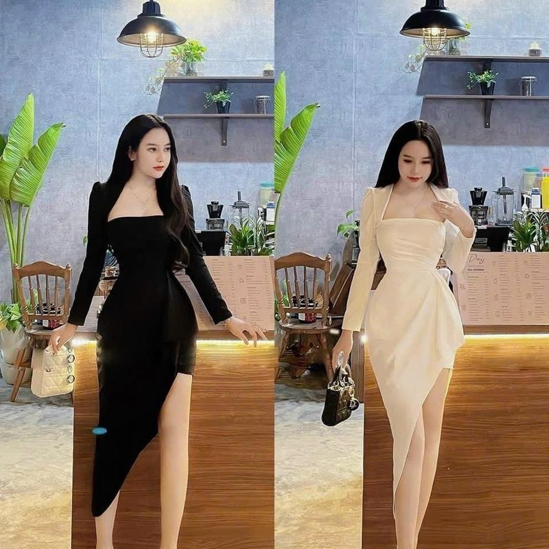 ĐẦM TIỆC TAY DÀI UMI ÔM BODY BIGSIZE 0