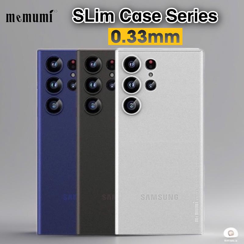 Ốp Lưng Nhám Siêu Mỏng 0.33mm Memumi Slim Case Cho SAMSUNGS25 Ultra /  S24 Ultra/ S23 Plus/S22 Chống Bám Vân Tay