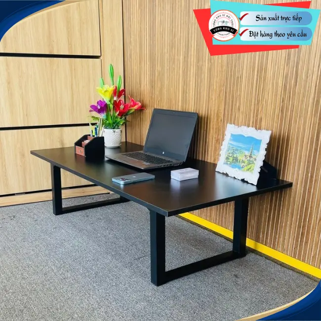 Bàn làm việc gấp gọn , bàn học ngồi bệt, bàn bệt kiểu nhật , chân bàn gấp gọn , đã lắp ráp sẵn 2