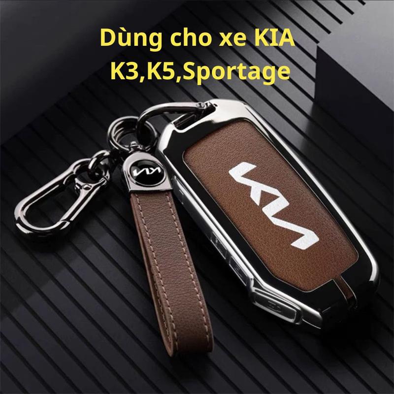 Ốp Chìa Khoá KIA K3 Luxury, Premium, K5, New Sportage 2022, Sorento Bọc Chìa Khóa K3, K5 2024, Sportage Móc Khoá Móc Khóa