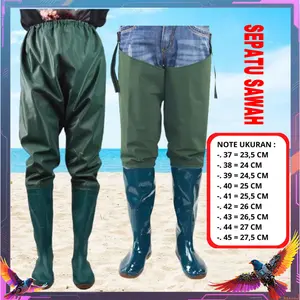 110CM SEPATU BOOT PETANI SEPATU SAWAH SAWAH PANJANG PERTANIAN TANI TERNAK ANTI KEONG KEBUN NELAYAN MANCING MULTIFUNGSI