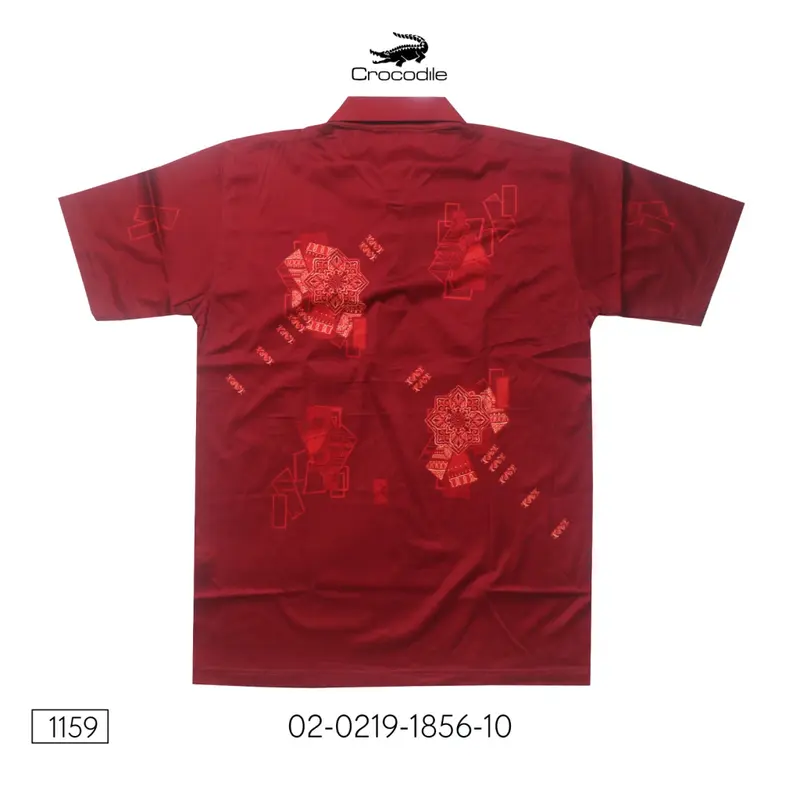 Kaos Kerah Pria Crocodile Diamond / Platinum Katun HALUS 1856 2