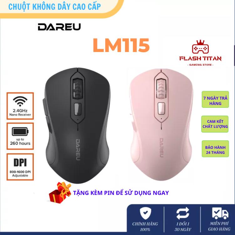 Chuột không dây Dareu LM115 - bảo hành 24 tháng