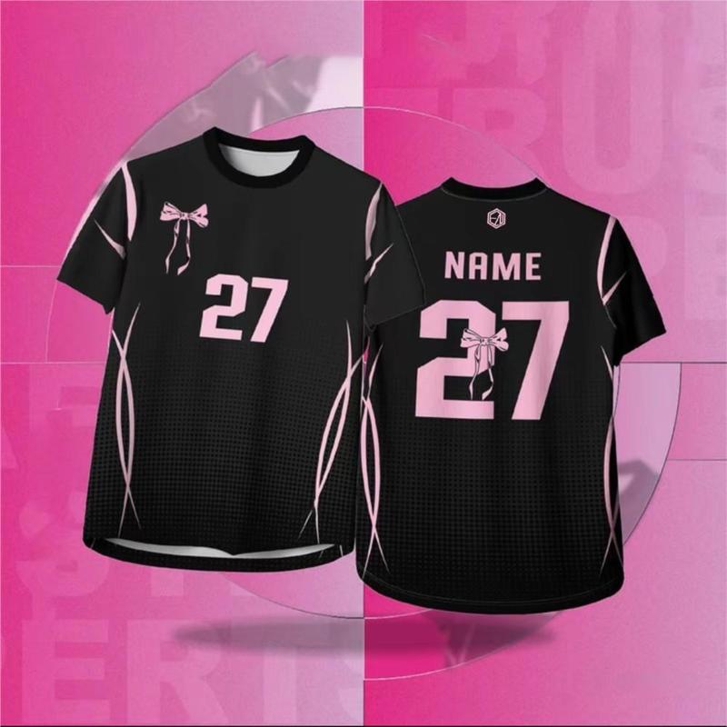 Product Introduction of Pink Bow Jersey - Girly Team Design, Quick-Dry & UV-Resistant 18