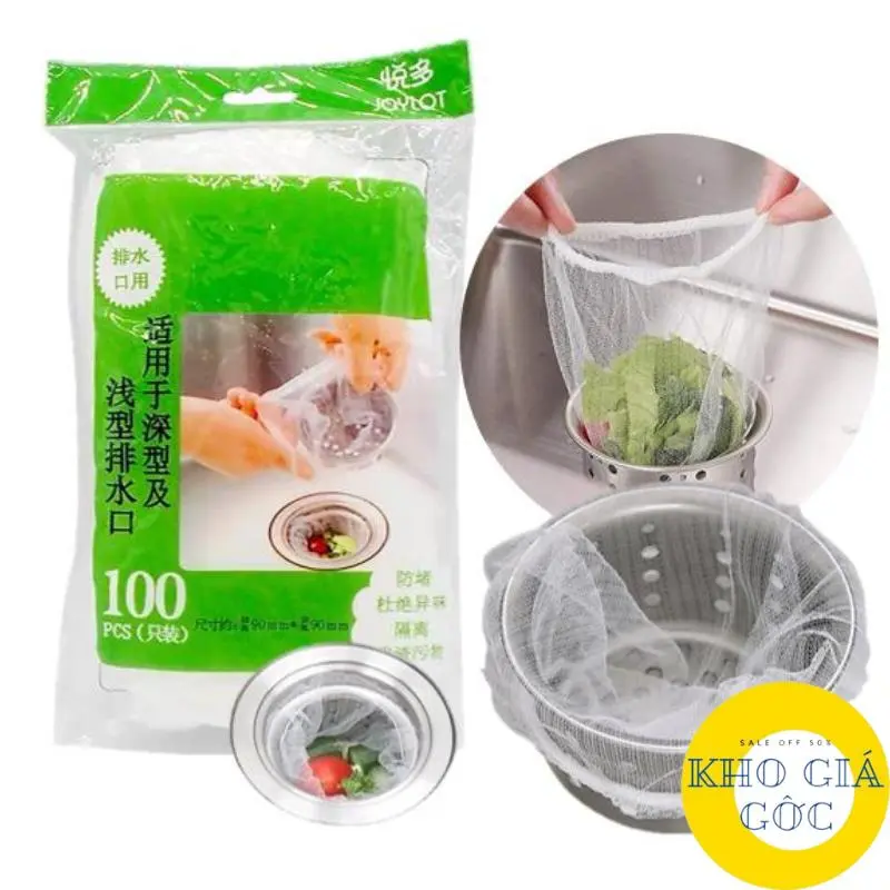 Combo 5 Túi ( 300-400 chiếc) Lọc Rác Bồn Rửa Bát