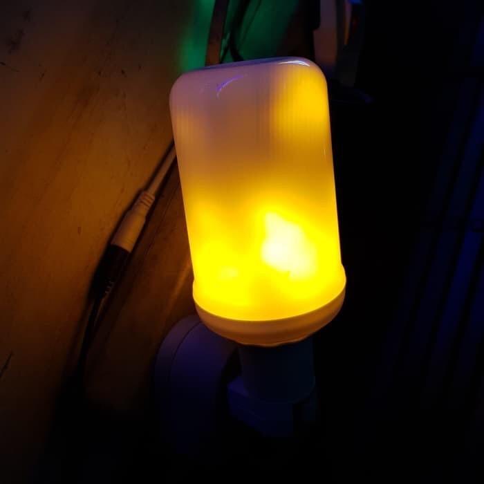 Lampu dekorasi api 9 watt lampu api berkobar ketika dinyalaka - lampu api 4