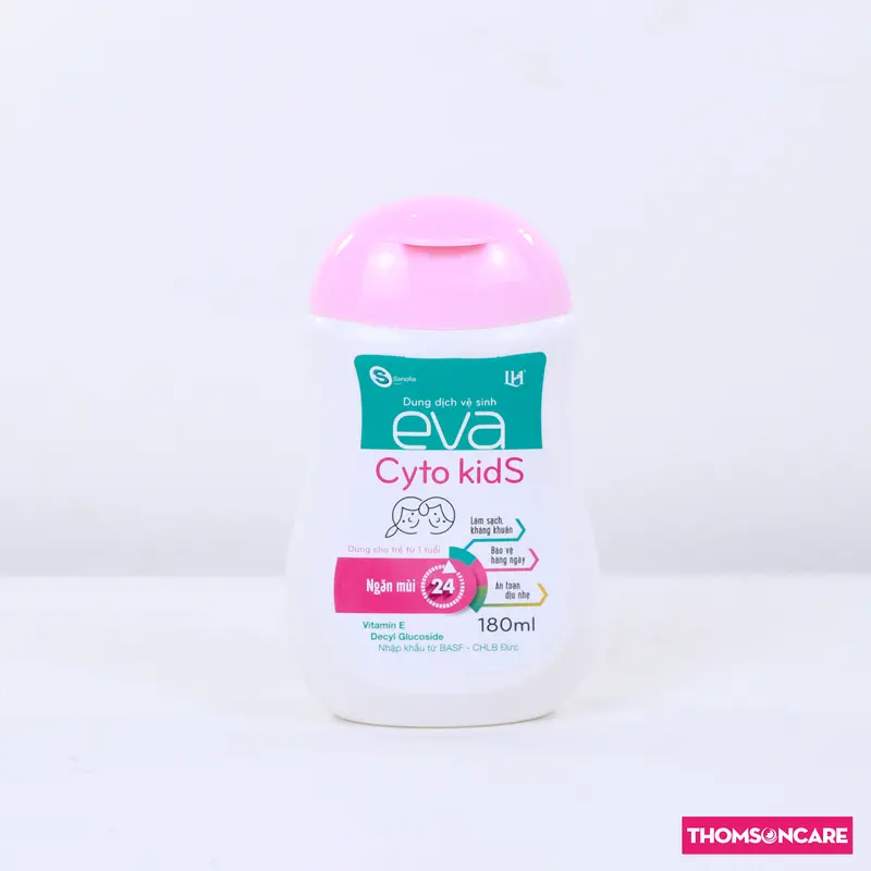 Dung dịch vệ sinh cho bé Eva Cyto Kids dùng cho cả nam và nữ - Chai 180ml 2