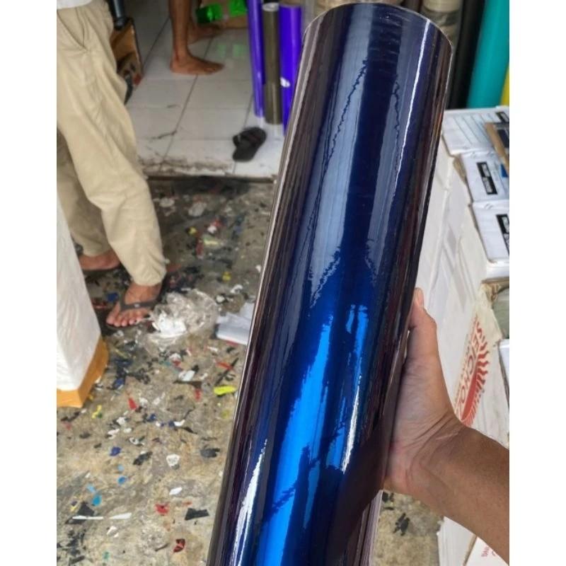 Product Introduction of Stiker skotlet motor hitam lembayung biru sticker moomlight blue glossy premium stiker pet fanci 3