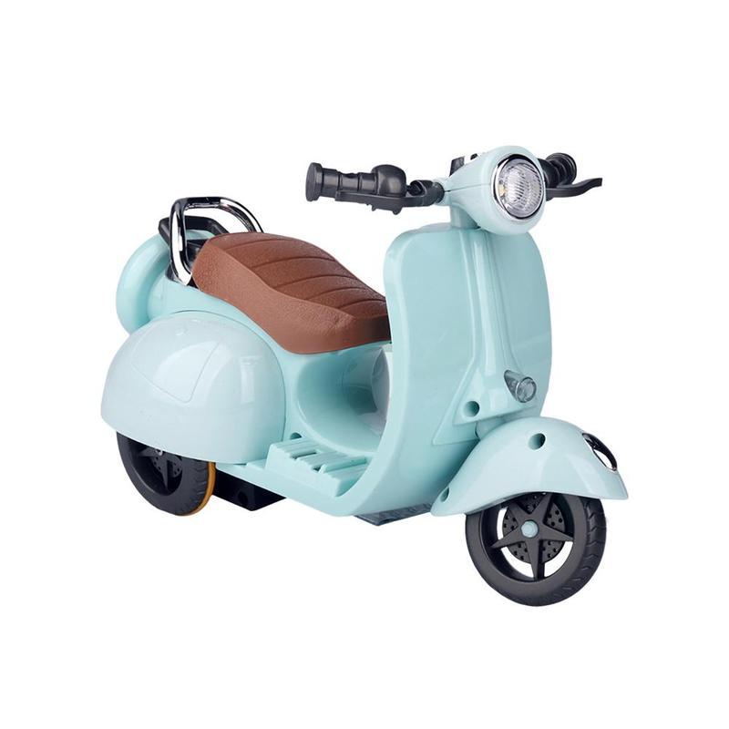 Product Introduction of [Size:4.9x7.5x3.7in]MotorcycleToy Palm-Sized Electric Bike Q6S9 rotates 360 degrees. Noise and light Cannot be ridden 17