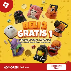 DILARANG BELI INI !!, HARUS CO BARENG SAMA PRODUK LAIN .KALAU NEKAT BELI INI DOANG BAKAL KITA KIRIM REJECT ,  LINK CLAIM FREE Keycap Beli 2 keycaps (25k-an di toko ) Gratis 1 (link ini) Berlaku Keliipatan Wajib Cantumkan Pilihan Di catatan
