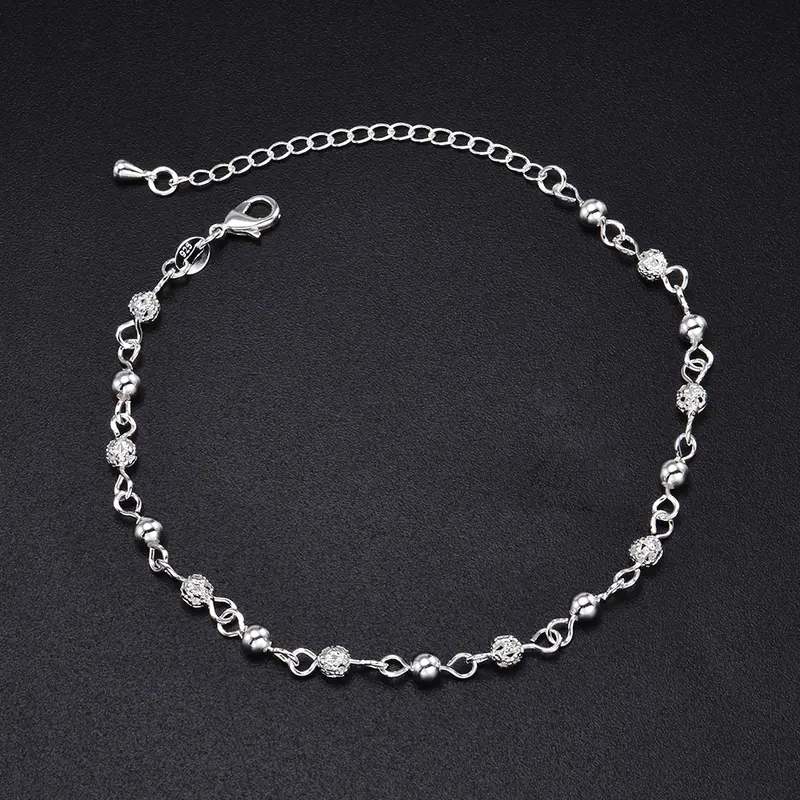 Lắc Chân Đi Biển, XJ-Cổ Điển Phong Cách Mùa Hè, Dây Chuyền Mắt Cá Chân Hạt, Dây Chuyền Chân, Đồ Trang Sức 6