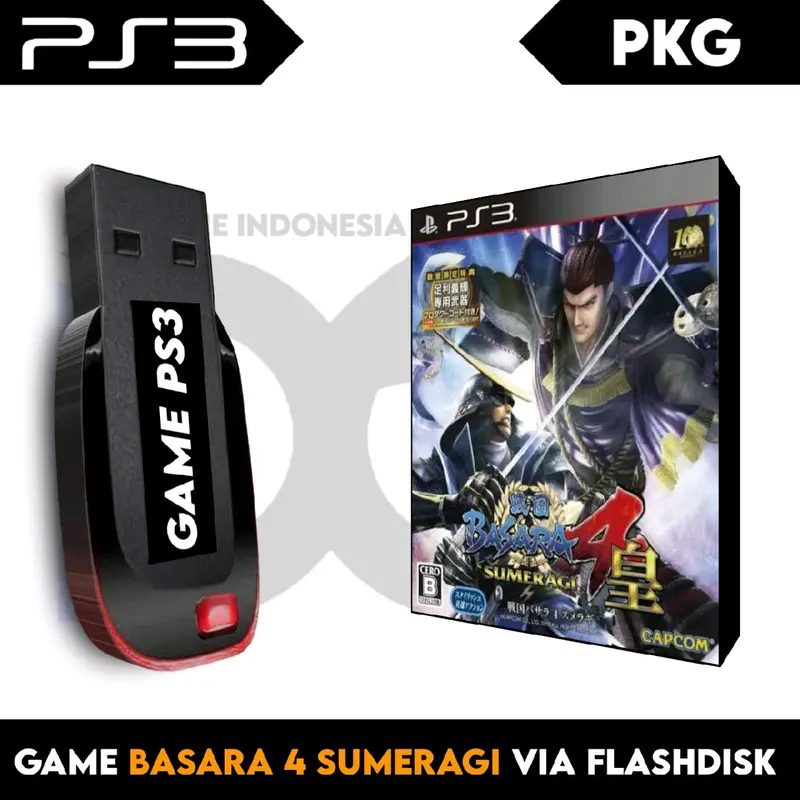 Game Basara 4 Sumeragi PS3 PKG via Flashdisk Playstation Game kaset motocross 0