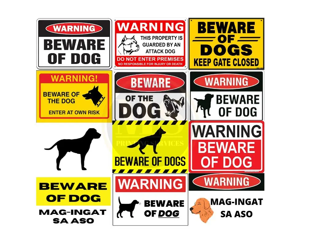 Beware of Dog Mag ingat sa Aso Signage (Laminated A4 Size) - TikTok ...