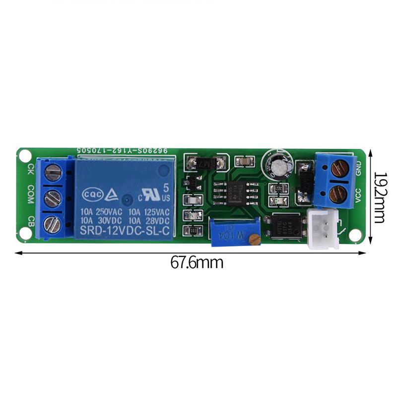 Product Introduction of DC 12V Adjustable Timer Delay Turn OFF Module Timing Relay Time Switch 1~10sec Delay Off Switch Module 26