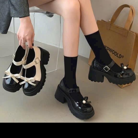 Giày Loli ta đế răng cưa mẫu hót 2024 đốc