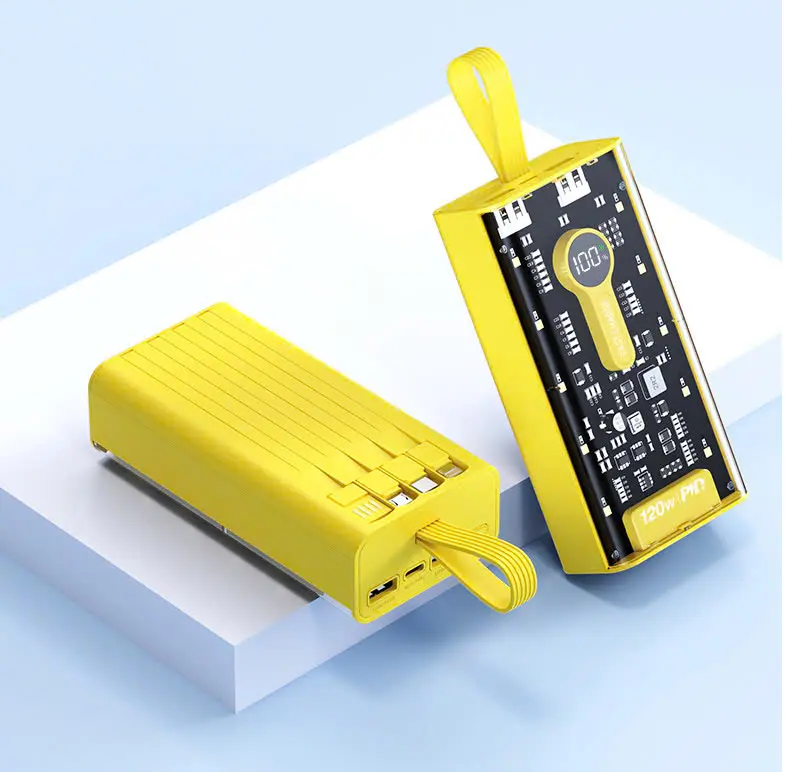 [20] SẠC DỰ PHÒNG 120W SẠC NHANH 22.5W 20.000MAH TÍCH HỢP 4 DÂY CÁP SẠC LIGHTNING -TYPEC - MICRO - PHÙ HỢP MỌI LOẠI THIẾT BỊ Titan 4