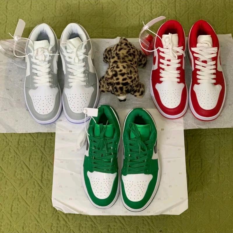 Giày thể thao sneaker j1 đủ màu nam nữ mũi tròn đế bằng giày  sneaker Sport Tập Thể Dục   cổ thấp    xám đỏ trắng Tập Gym giay dep 2025