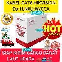 Gambar Kabel cat6 hikvision ds 1ln6u w/cca 100m 100 meter cat 6 100 m  ds-1ln6u-w/cca dari Cengli Store Kota Surabaya 1 Tokopedia