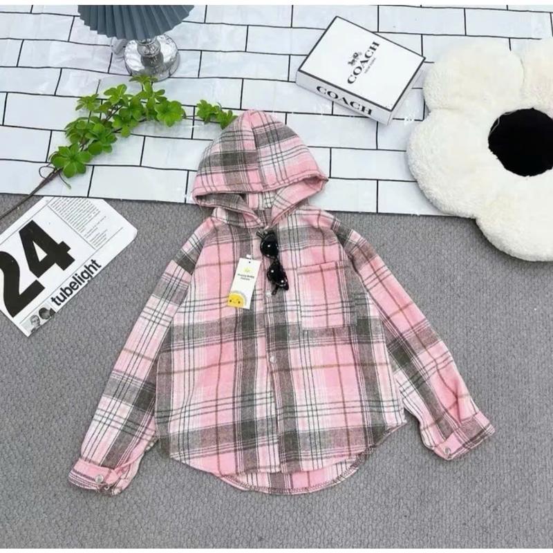 Product Introduction of ÁO chống nắng sơ mi kẻ dạ cho BÉ TRAI , BÉ GÁI có mũ chống nắng , chống tia UV 19