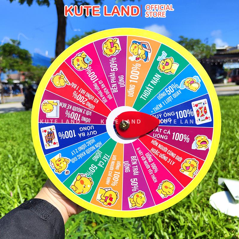 Vòng quay ăn nhậu Tết 2025 để bàn vui nhộn 16 ô Drinking Game Roulette uống rượu bia giải trí xả stress tiệc tùng bạn bè
