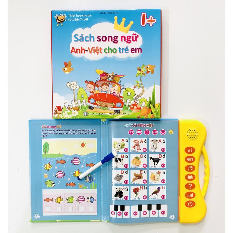 Product Introduction of Bảng Nói Song Ngữ Điện Tử - Sách quý cho bé học về chữ cái, thế giới xung quanh Babysun 12