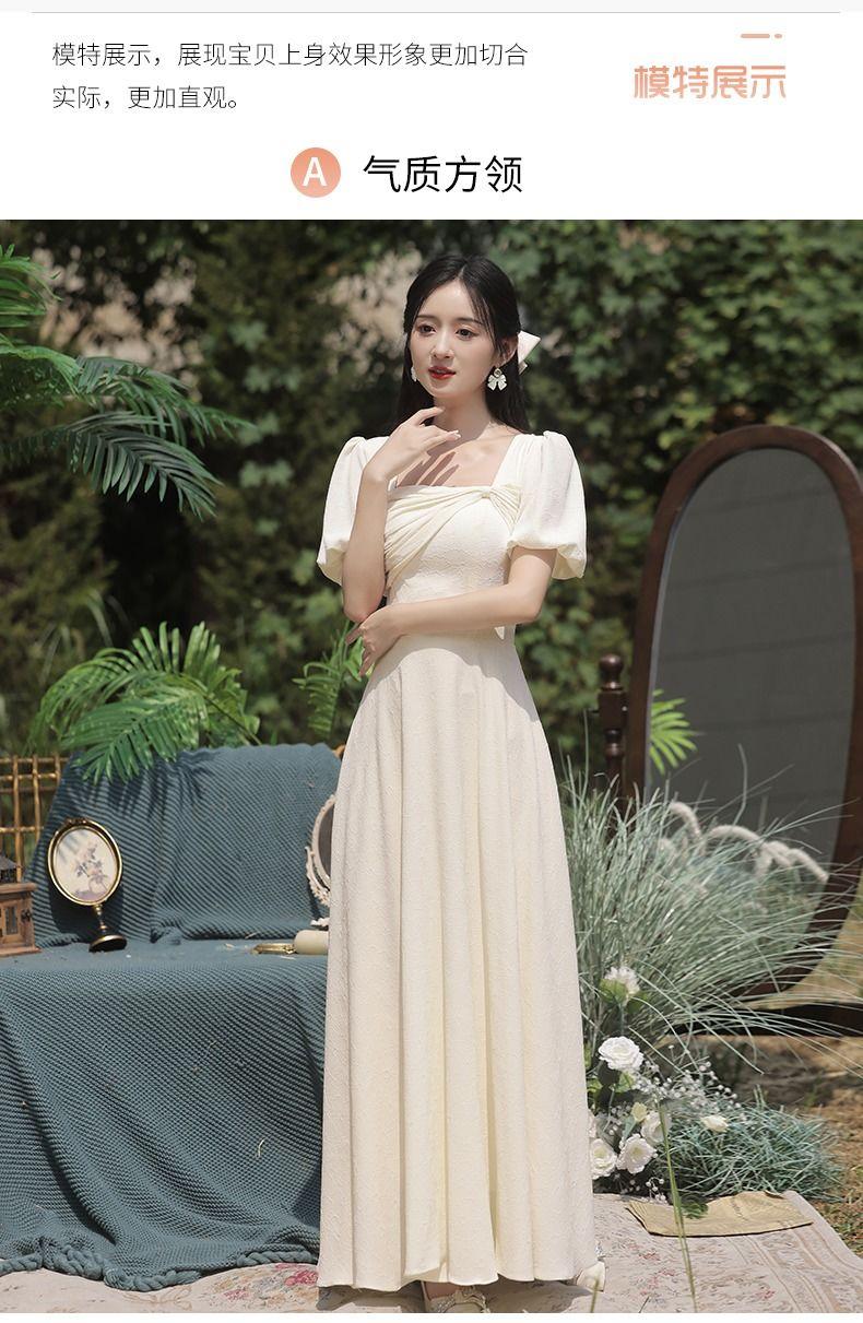 Product Introduction of Elegant Champagne Bridesmaid Dresses for 2025 Unique and Stylish Sisterhood Dresses for Spring Autumn Summer 7