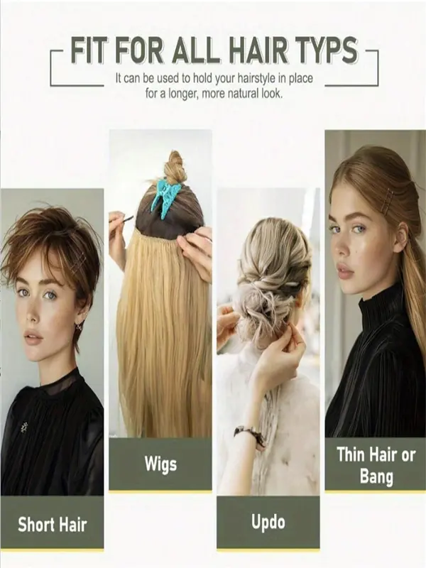 Women's Elegant Hair Clips, Non-slip Hair Clips for Women & Girls, Minimalist Headwear Suitable for Thick Hair 4