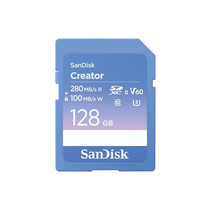 Gambar SanDisk Creator SD UHS-II Card V60 280/100MB/s 128GB - (SDSDXEP-128G-GNCIS) dari GGSTORESBY Kota Surabaya Tokopedia