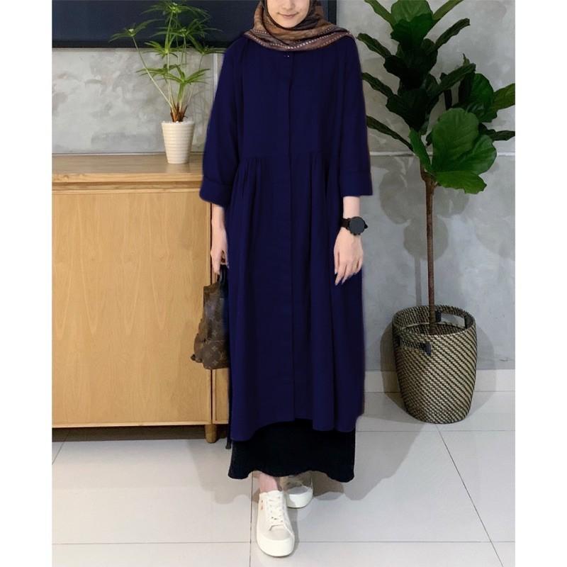Product Introduction of ATASAN WANITA LONG TUNIK  Muslim FFA SERIES BAHAN RAYON TWILL PREMIUM  Tebal DAN  Lembut   size S, M, L, XL, XXL 34